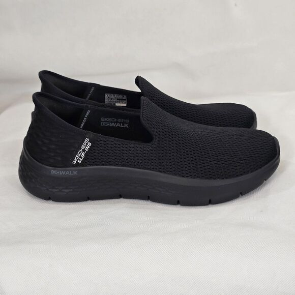 Skechers Go Walk Slip-Ins Shoes Womens Size 8.5 Black Mesh Walking SN 124963 - Picture 4 of 13